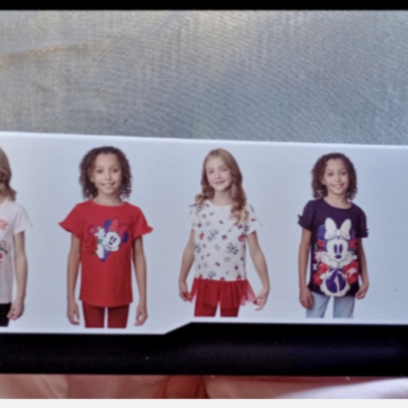 Disney Minnie Mouse girls 3 pack character t-shirt size 5 - Picture 5 of 6